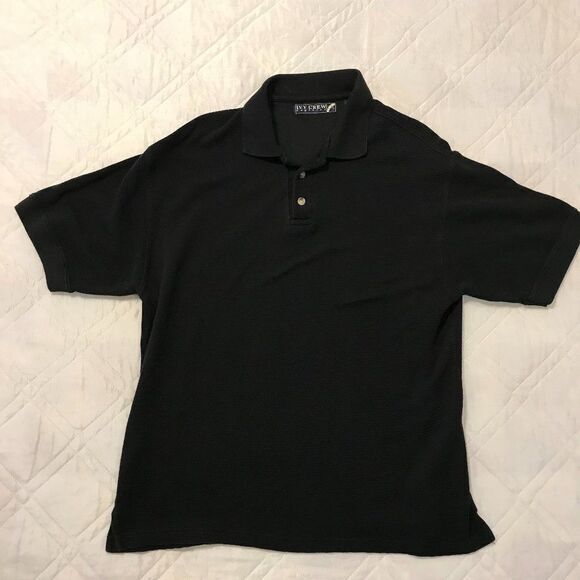 Ivy Crew Explorer heavy black Polo shirt‎ Large - Picture 1 of 3